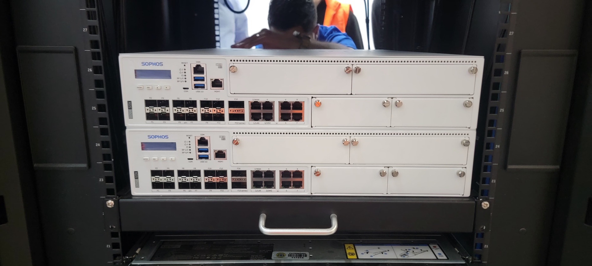 Cluster XGS 8500 instalado e ativo no data center